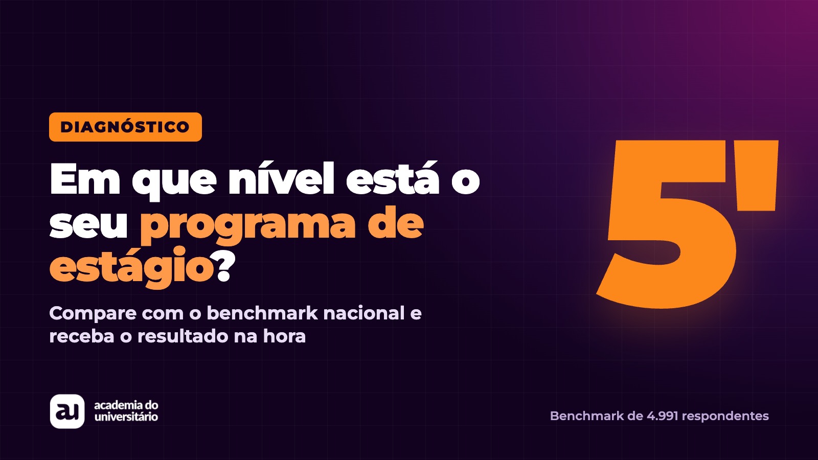 Diagnóstico do Programa de Estágio