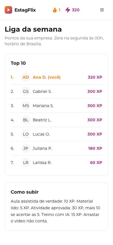 Meta, ofensiva e liga